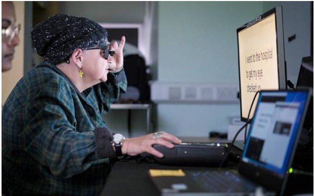 Pioneering eye device restores reading vision to blind eyes