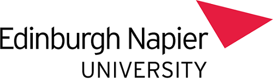 Step Forward with Edinburgh Napier. Advance with a Masters for 2022 Logo